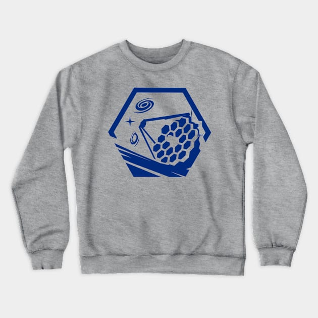 James Webb Space Telescope - Logo Crewneck Sweatshirt by FaelynArt